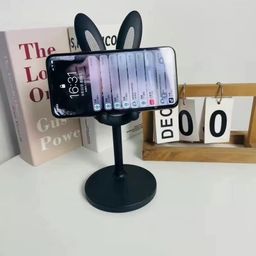 Hebrew Adjustable Rabbit Cartoon Phone & Tablet Stand -, Telescopic Desktop Holder for Lazy Days (Multi Color). image 2