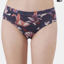 Soie Pack Of 2 Floral Printed Mid-Rise Hipster Briefs-image-33