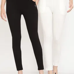 TAG 7 Women Pack of 2 Ankle-Length Leggings-picture-21