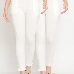 TAG 7 Pack of 2 Off-White Ankle-Length Leggings-image-76