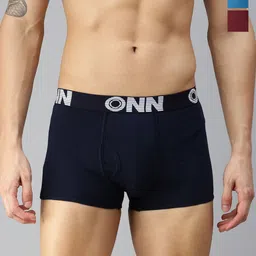 ONN Pack Of 3 Assorted Pure Cotton Trunks -ONN_OR_154_AST4_3PC-15