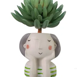 Garden Deco Green Succulent Artificial Flower-image-23