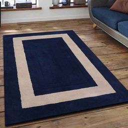 presto Blue Solids Hand Tufted Wool 2 X 5 Feet Carpet-picture-18