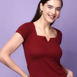 SCORPIUS Square Neck Fitted Top-image-31
