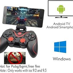A.K.TRADERS Wireless Gaming Controller Joystick Support for Android Phone Smart Box Smart TV & Smart Phone X3 Bluetooth Wireless Gamepad Controller Handle for Android Smartphone (BLACK) image 2