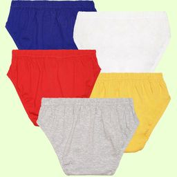 NUSYL Boys Pack Of 5 Pure Cotton Basic Briefs NUBCBRFPO5.0026-image-23