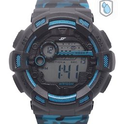 Sonata Men Blue & Black Digital Watch NK77053PP01-28