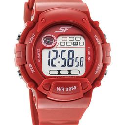 Sonata Men Synthetic Straps Digital Automatic Watch 7982PP13-85