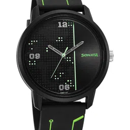 Sonata Men Printed Dial Analogue Watch 77085PP21W-picture-32