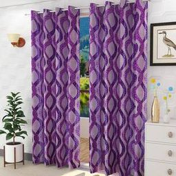 presto Purple Polyester Window Curtain-picture-16