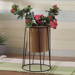 aapno rajasthan Copper Metal Planter-picture-31