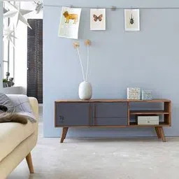 the home dekor Pantone Solid Wood TV Unit in Melamine Finish-picture-10