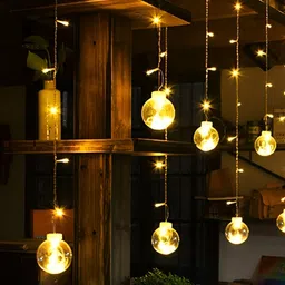 ENORMITY 8 Pcs Blue & Green Rice Shape String Light image 2