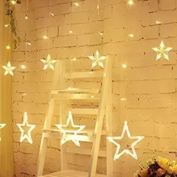 ENORMITY White Star Shape String Lights image 3