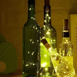 ENORMITY  Yellow Rice Shape String Lights image 5