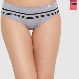 C9 AIRWEAR Pack Of 3 Striped Hipster Briefs-image-51