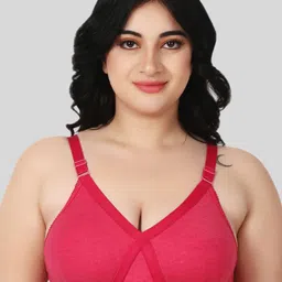 FUNAHME Non Padded Full Coverage All Day Comfort Cotton T-shirt Bra-46