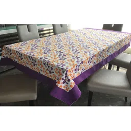 Lushomes Multicoloured Floral Print 8 Seater Table Cloth image 1