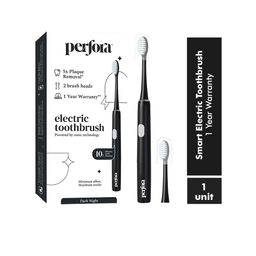 Perfora Sonic Smart Electric Toothbrush with 2 Brush Heads - Dark Night-56