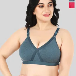 FUNAHME Pack Of 2 Full Coverage Bra-picture-23