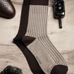 MUTAQINOTI Men Pack of 2 Assorted Calf-Length Socks-37