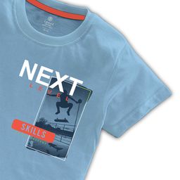 CODEZ Boys Pack of 2 Typography Printed Cotton T-shirts image 3