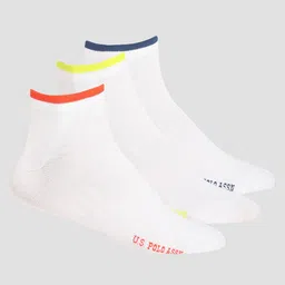 U.S. Polo Assn. Men Pack Of 3 Ankle Length Stretch ES003 Socks-58