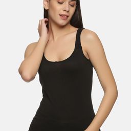 NOT YET by us Women Black Solid Cotton Camisoles-image-68