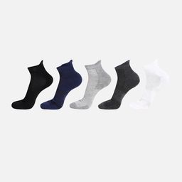 Kolor Fusion Pack Of 5 Ankle Length Socks-image-34