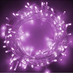 ENORMITY Pink Rice Shape String Lights image 1