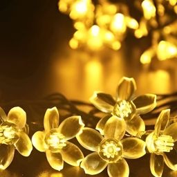ENORMITY Yellow Flower Shape String Lights-51