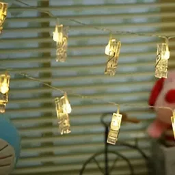ENORMITY  Yellow Photo Clip Shaped  LED String Lights-15