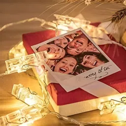 SPARK WORLD Yellow Photo Clip Bulb String Lights-35