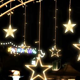 ENORMITY Yellow Star Shape String Lights-27