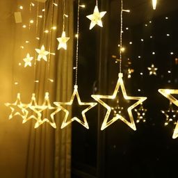 ENORMITY Yellow Star Shape String Lights-55