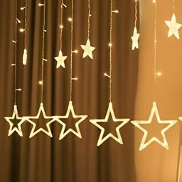 ENORMITY Yellow Star Shape String Lights-19