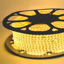 SPARK WORLD Yellow Rice Shape String Lights image 1