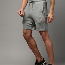 ONN Men Pure Cotton Mid-Rise Shorts-image-22