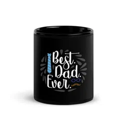 RISH Black & White Quotes Printed Ceramic Coffee Mug-325 ml-image-28