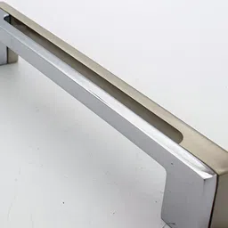 Rab Silver Toned & Beige Matte Finish Door Handle-image-58