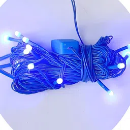 SPARK WORLD Blue Rice Shaped String Lights image 2