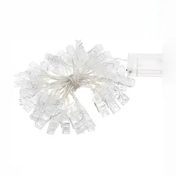 SPARK WORLD Yellow LED Photo Clip String Lights image 2