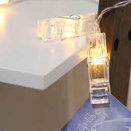 ENORMITY Yellow Photo Clip Shape String Lights image 2