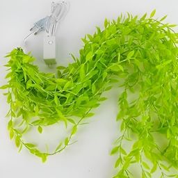 SPARK WORLD Green Floral Shape String Lights image 3