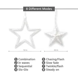 SPARK WORLD Star Shaped String Lights image 2