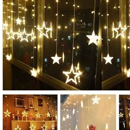 SPARK WORLD Yellow Star Shape String Lights image 2