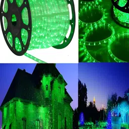 SPARK WORLD 600 Green Rope LED String Lights image 3