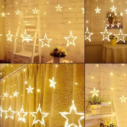 ENORMITY Yellow Star Shape String Lights image 3