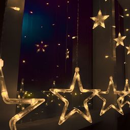 ENORMITY Yellow Star Shape String Lights image 3