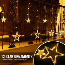 ENORMITY Yellow Star Shape String Light image 4
